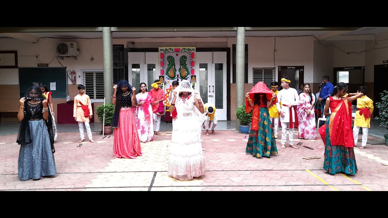 JANMASTAMI CELEBRATION 2023 BY 8TH CLASS BOYS AND GIRLS AT PGIS BARWAHA. JAI SHREE KRISHNA.