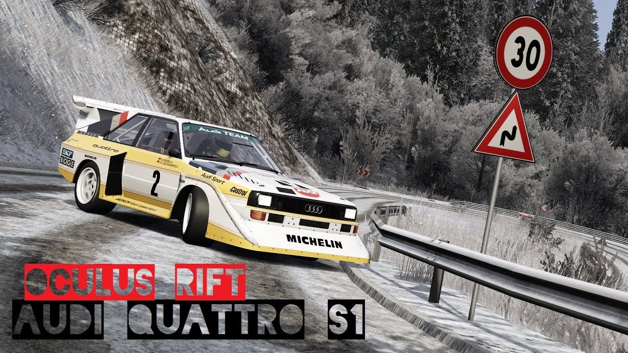 VR [Oculus Rift] Audi Quattro S1 E2 - SNOW Krajiska Zmija Hillclimb | Assetto Corsa Gameplay