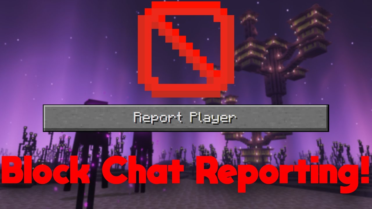 How to STOP Minecraft Chat Reporting