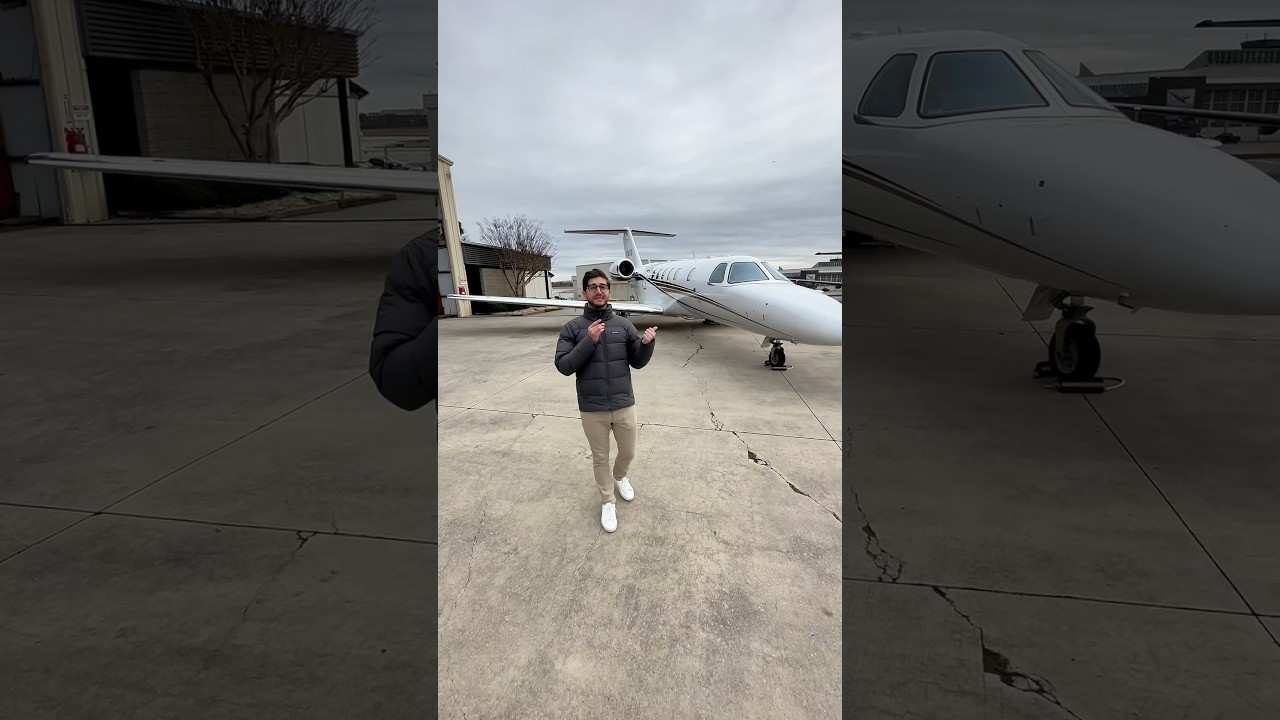 Cessna Citation CJ4 🚀 An absolute beast of a single-pilot airplane! #flying #airplane