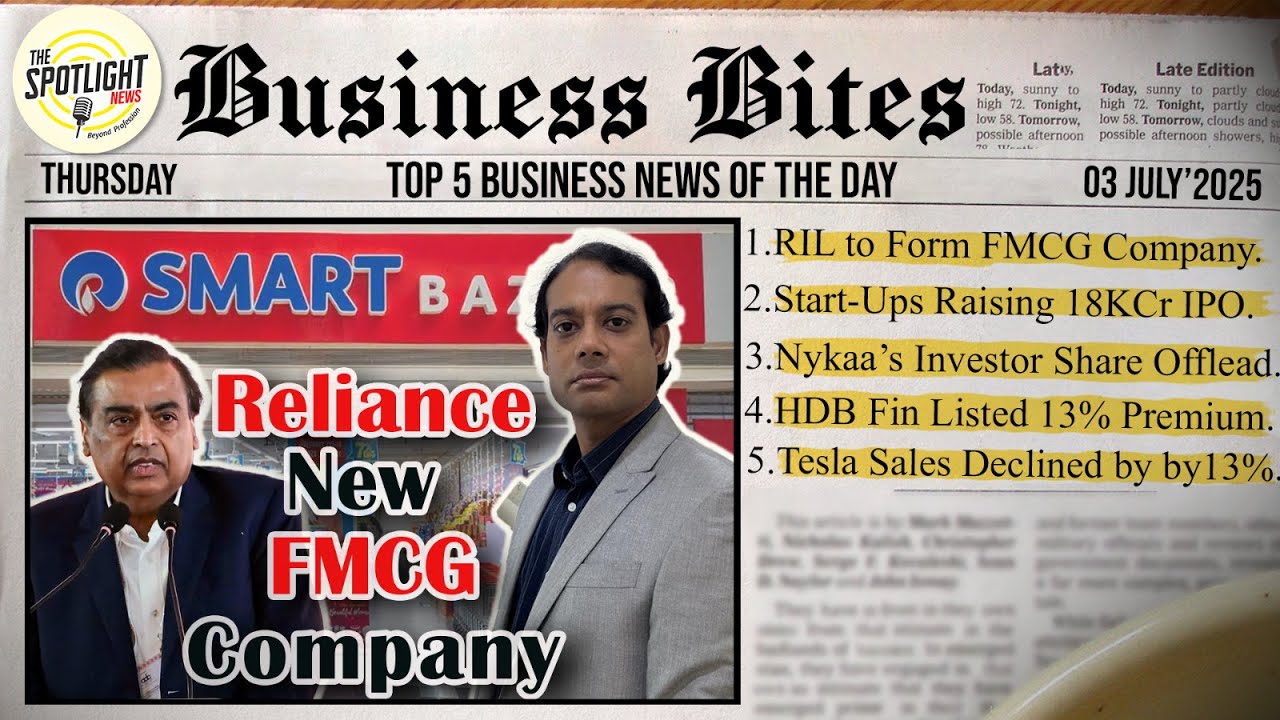Reliance Industries forming  New Reliance Consumer Products Ltd for FMCG Segment