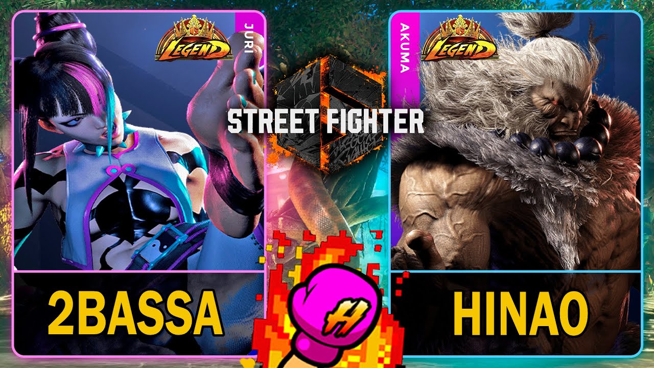SF6 2Басса (JURI) VS Хинао (AKUMA)🥊Street Fighter 6🥊Sto6🥊4K 60ᶠᵖˢ
