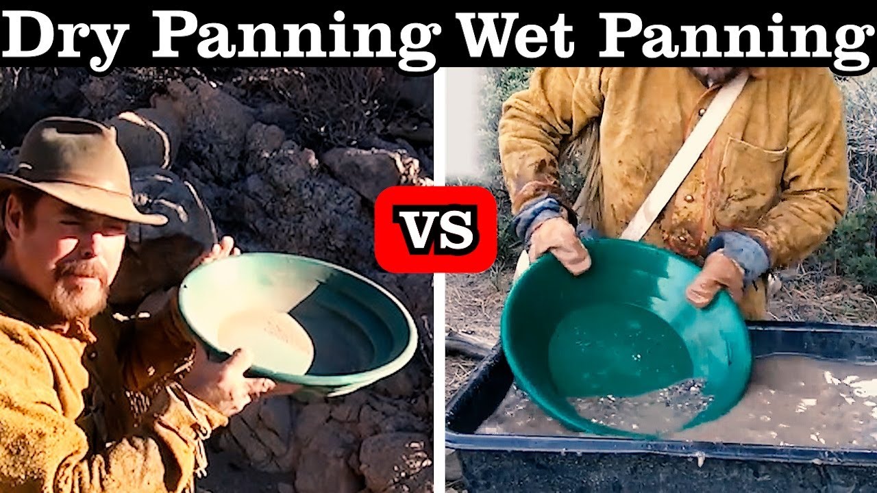 How To Master Gold Panning: Dry vs Wet.