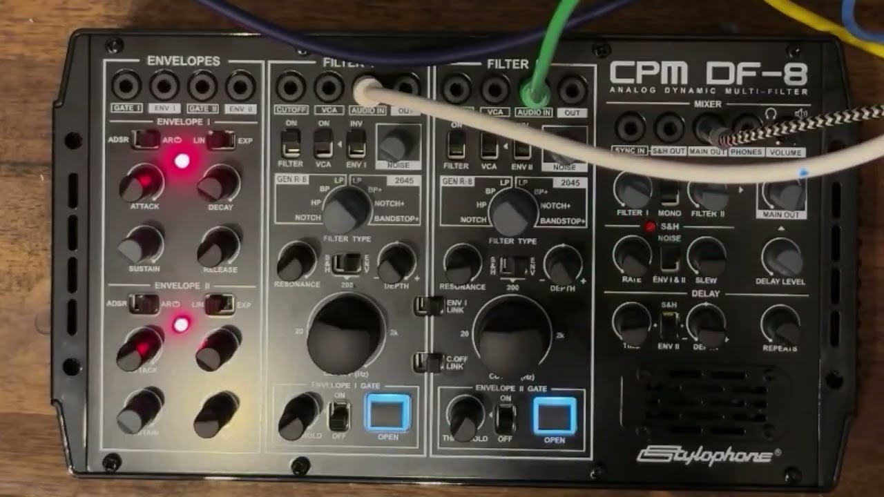 Dübreq Stylophone CPM DF-8 Dual Dynamic Filter (sound.report english)
