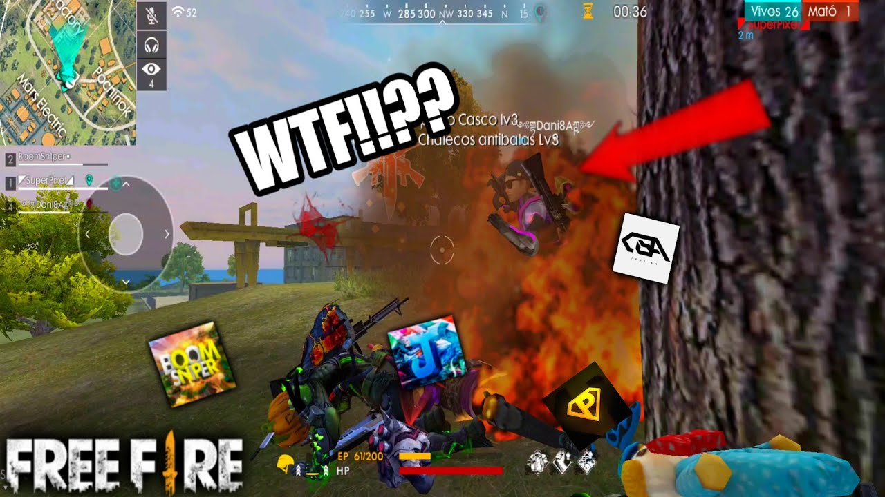 NUNCA CREÍMOS QUE NOS PASARÍA ALGO ASÍ EN LA PARTIDA FREE FIRE con BoomSniper SuperPixel y Dani8A
