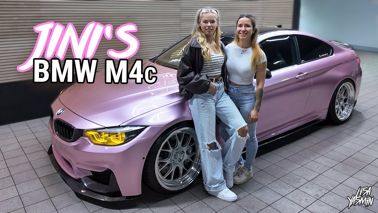 Jini's BMW M4 Competition 🩷 | Cargirls | Lisa Yasmin