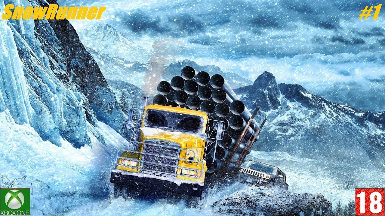 SnowRunner (Xbox One) - Приключение - #1. (без комментариев)
