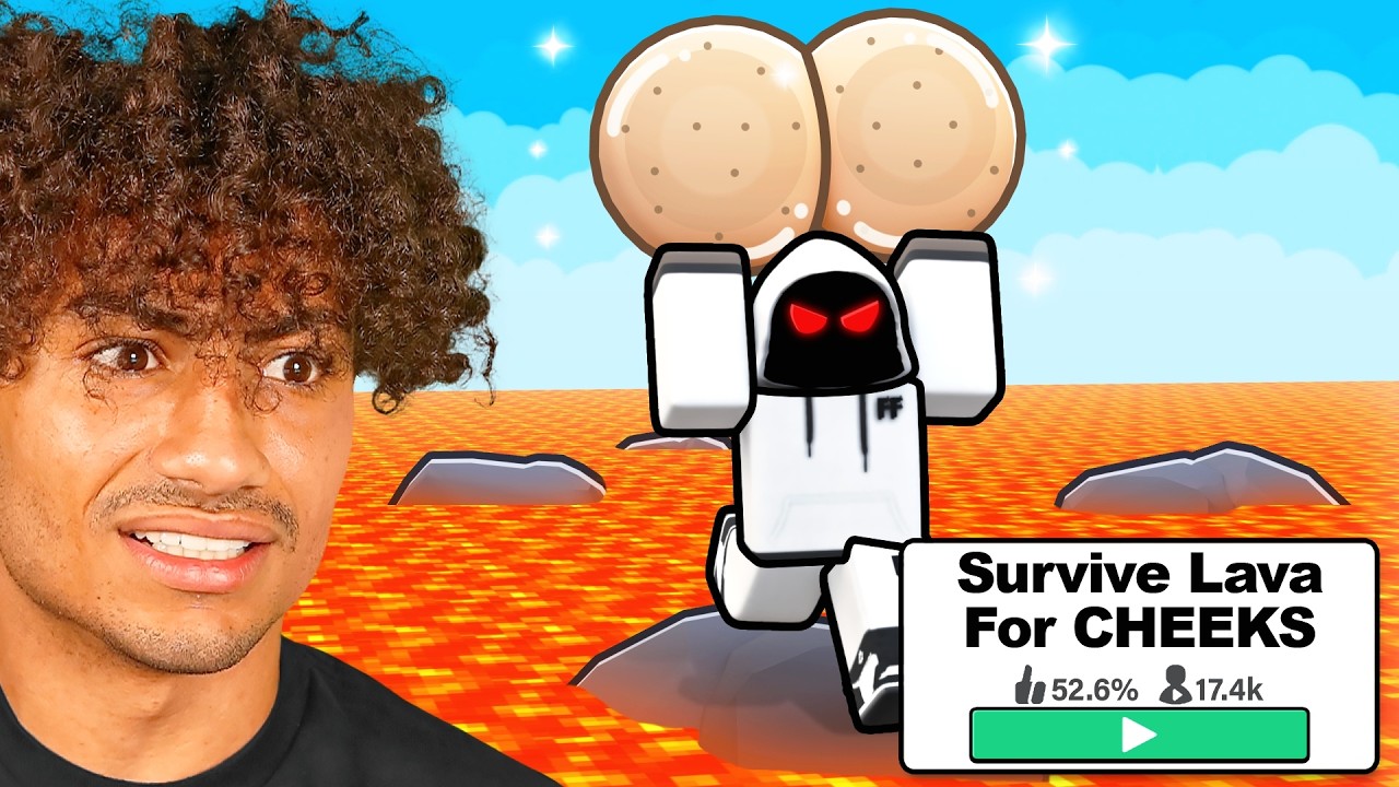 Testing FAKE Survive Lava For Brainrots Games..