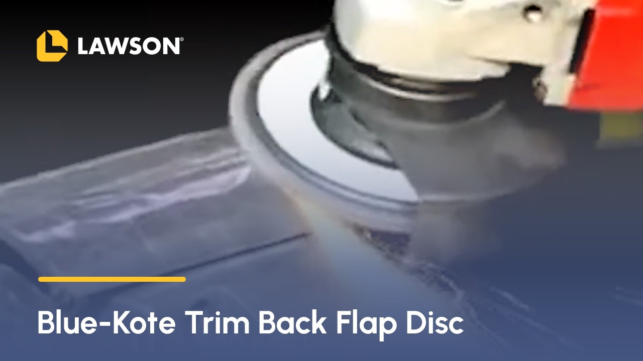 Lawson Products - Blue Kote Trim Back Flap Disc