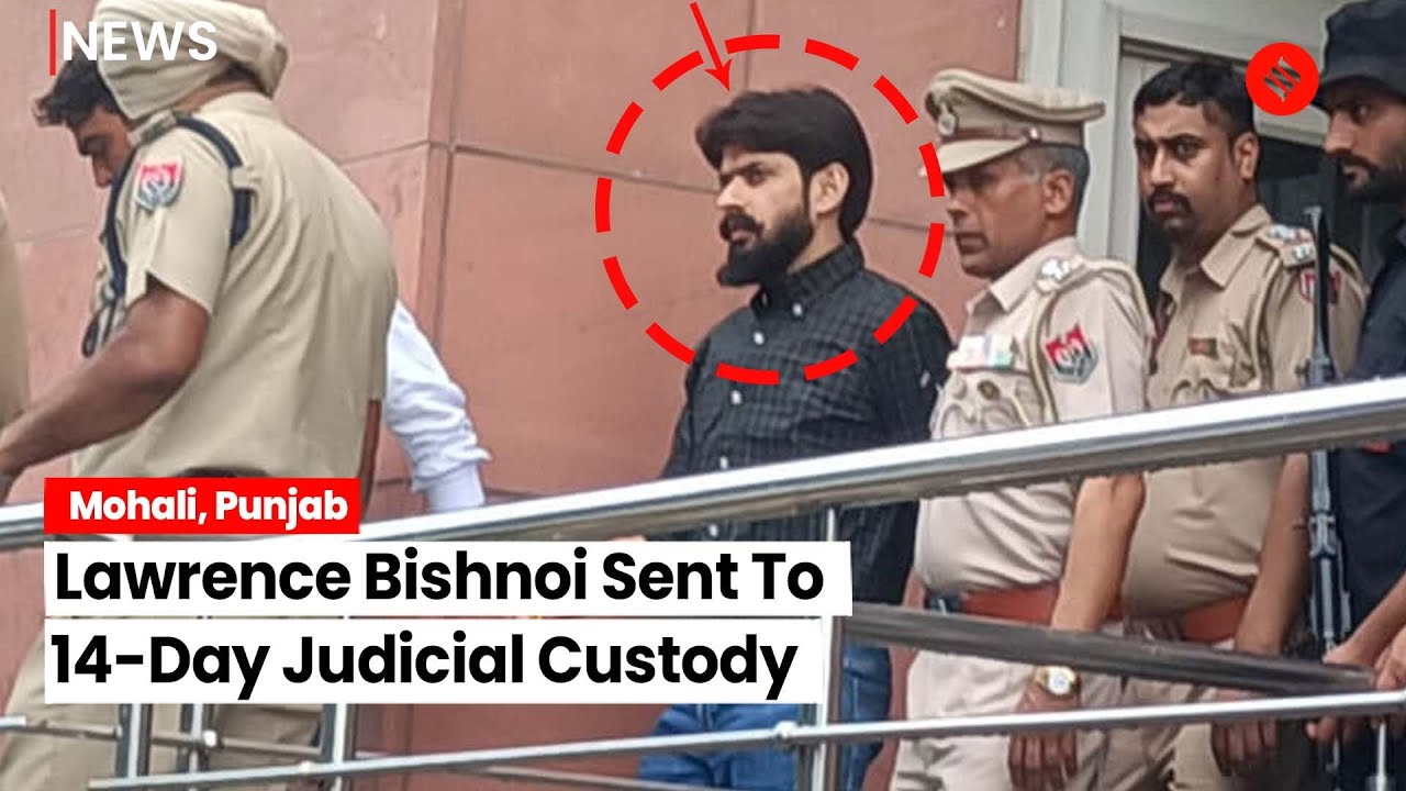 Gangster Lawrence Bishnoi Sent To 14-Day Judicial Custody By Mohali Court In Forgery case