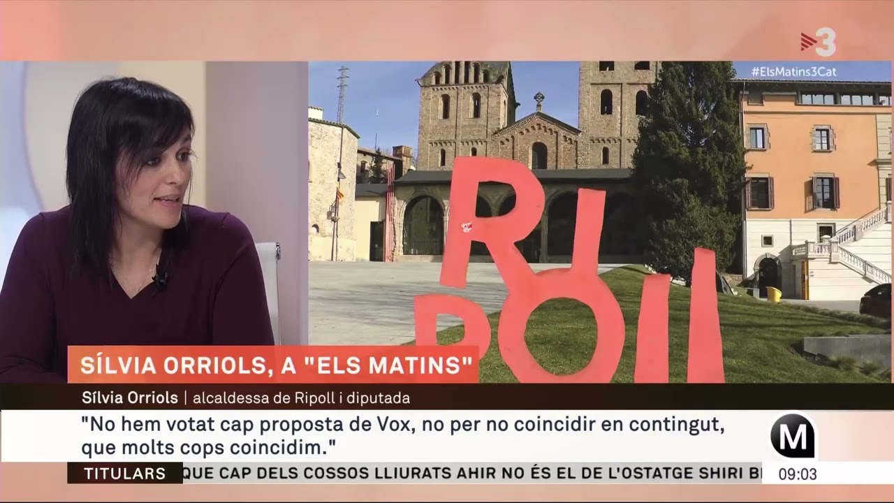 Entrevista a Sílvia Orriols a 
