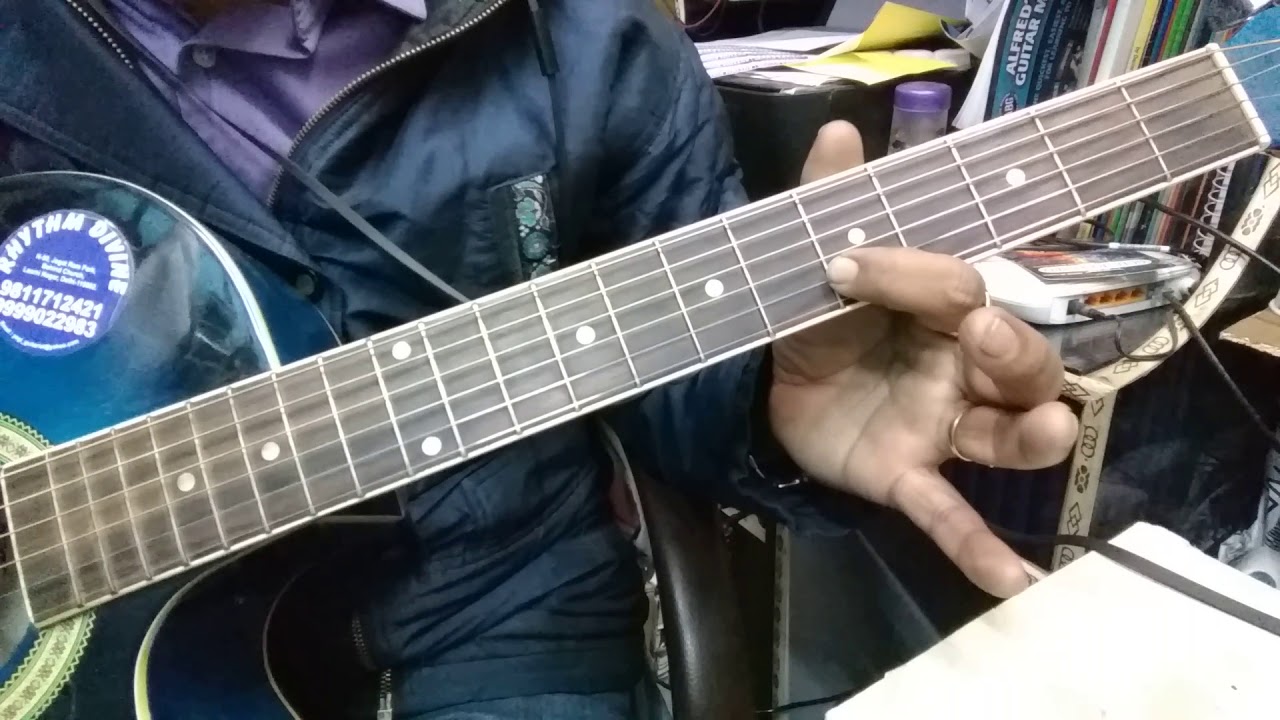 Gulabi Aankhen Guitar Tab Lesson || Easy Guitar Lesson || Mohammad Rafi|| Guitar Lesson In Hindi.