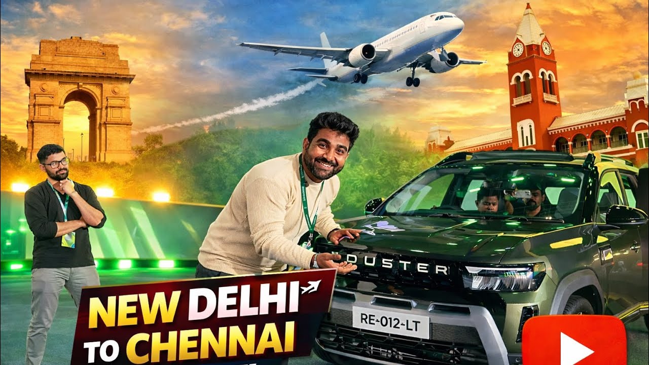 Delhi to Chennai by Flight ✈️ for Renault Duster Launch | Full Event Vlog 