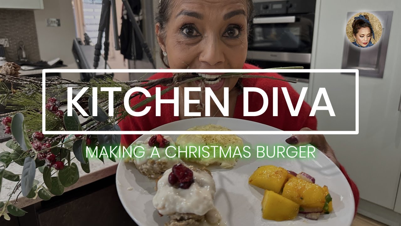 How to make a tasty Burger with White Sauce  for Christmas!