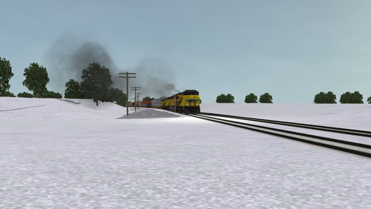 ORTS: High Speed UP C45ACCTE #8073 WB ZG2OAB-01 At Clinton, IA