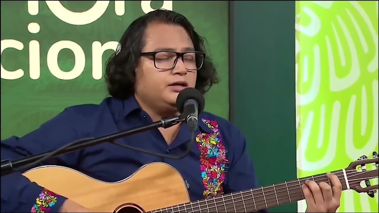 Cantautor Julio Vallejo, con la canción 