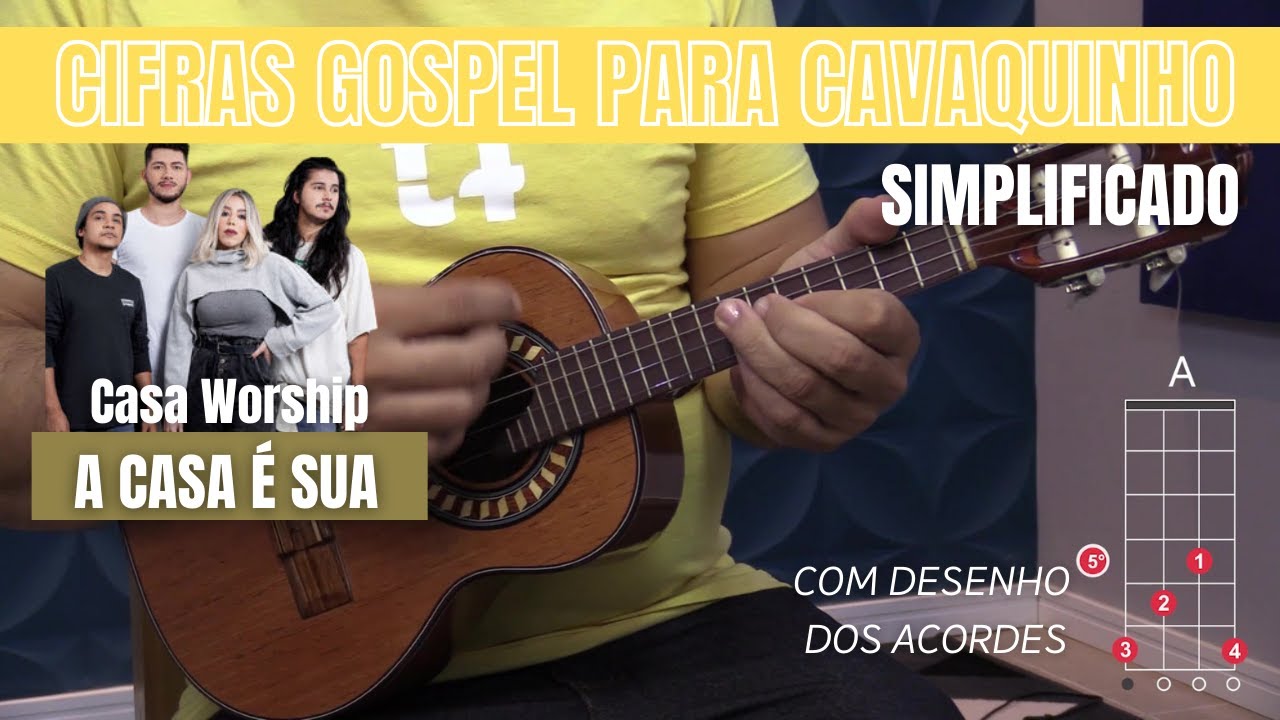 A Casa é sua | Aula de cavaquinho com Cifras
