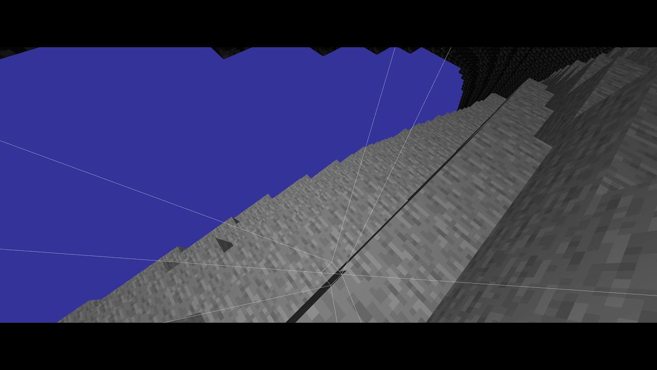 Python moderngl voxels with basic physics