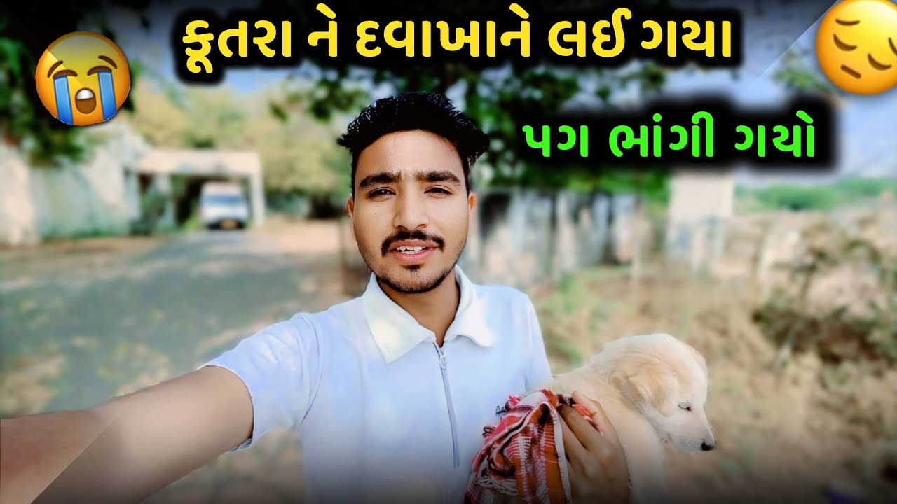 શેરુ ને દવાખાને લઈ જવું પડ્યું 🤷‍♀️🏥 || Gujarati Vlog || Sheru Ne Davakhane Lai Gya ||