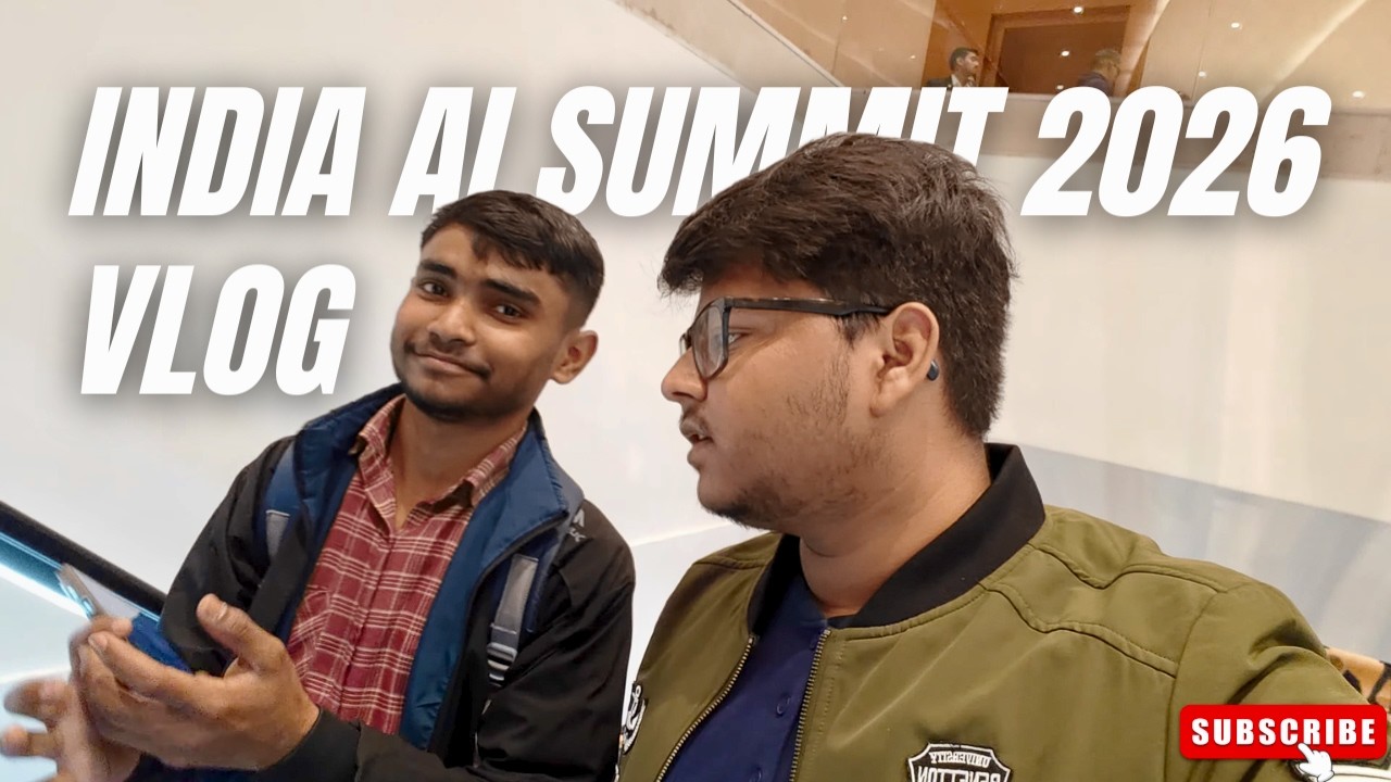 India AI Summit 2026 Vlog | AI Event Experience | Artificial Intelligence in India