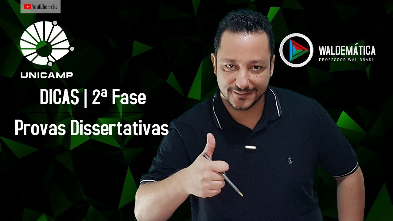 DICAS para RESOLVER QUESTÕES DISSERTATIVAS (2ª FASE) - UNICAMP, FUVEST e OUTROS | Waldemática