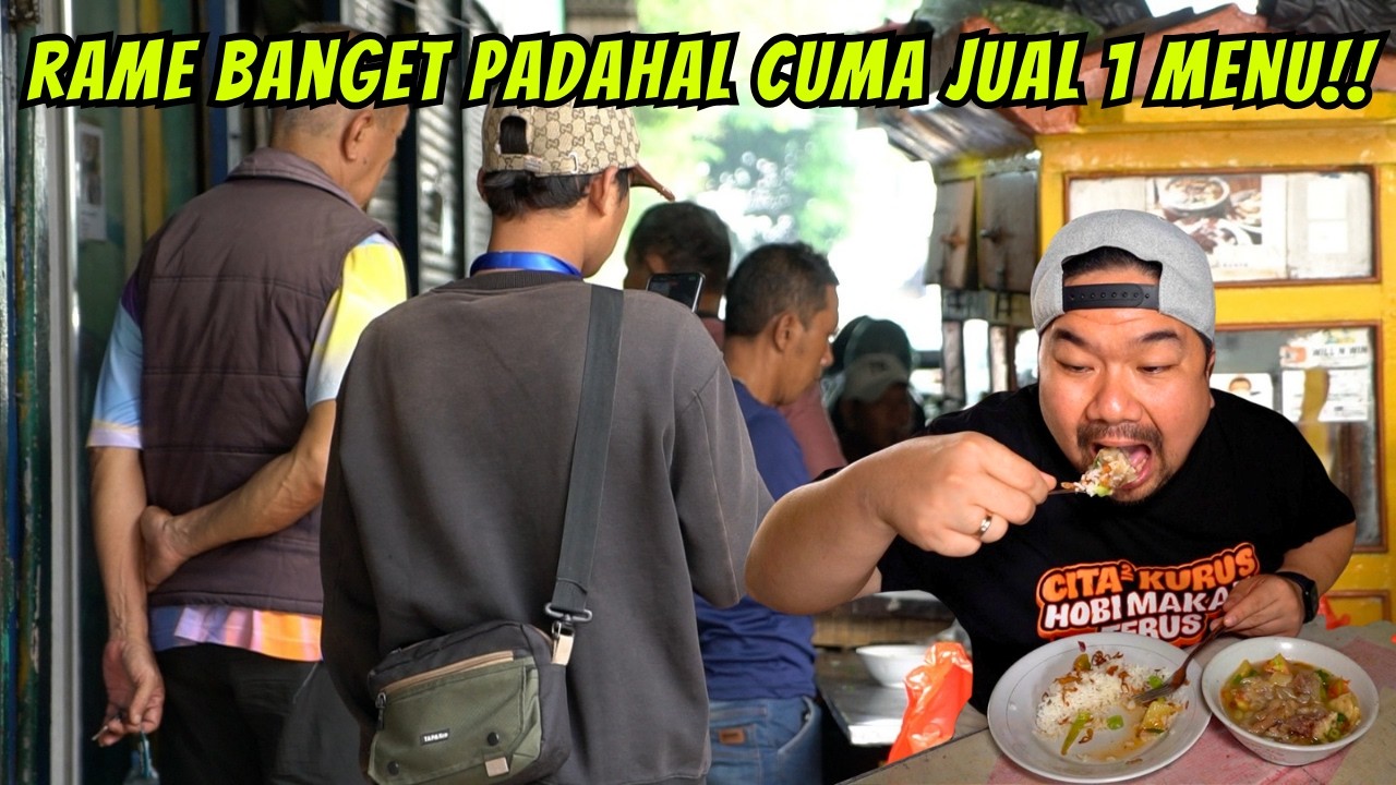 CUMA JUALAN 1 MENU, TAPI PEMBELINYA RAME BANGET!!