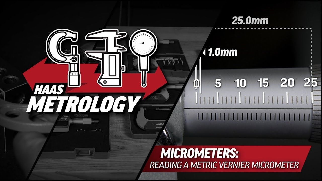 Reading a Metric Vernier Micrometer - HaasTooling.com