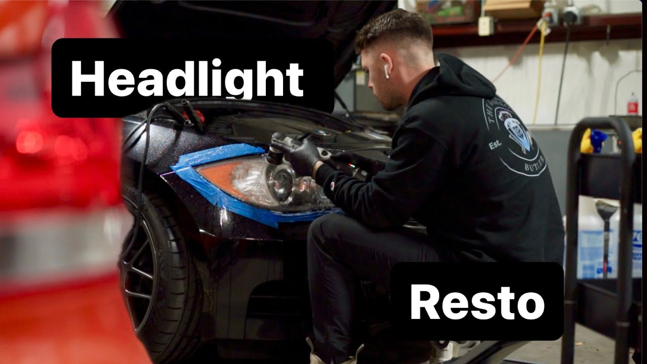 BMW 135i Headlight Restoration | Auto Detailing