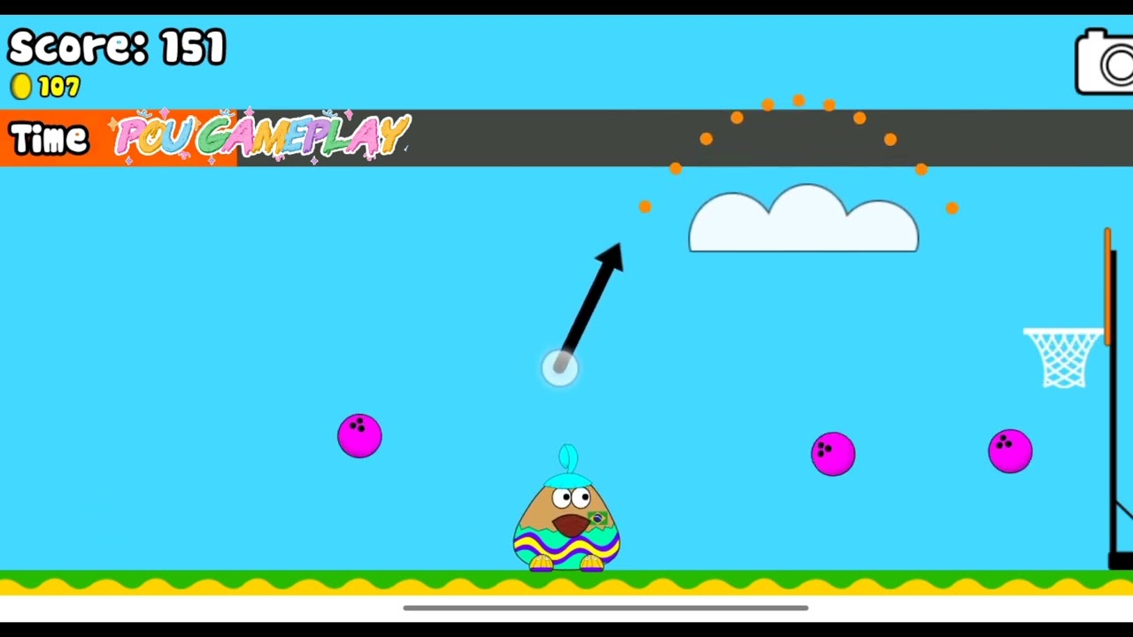 POU BASKETBALL | JOGUINHO DO POU | POU GAMEPLAY part 1