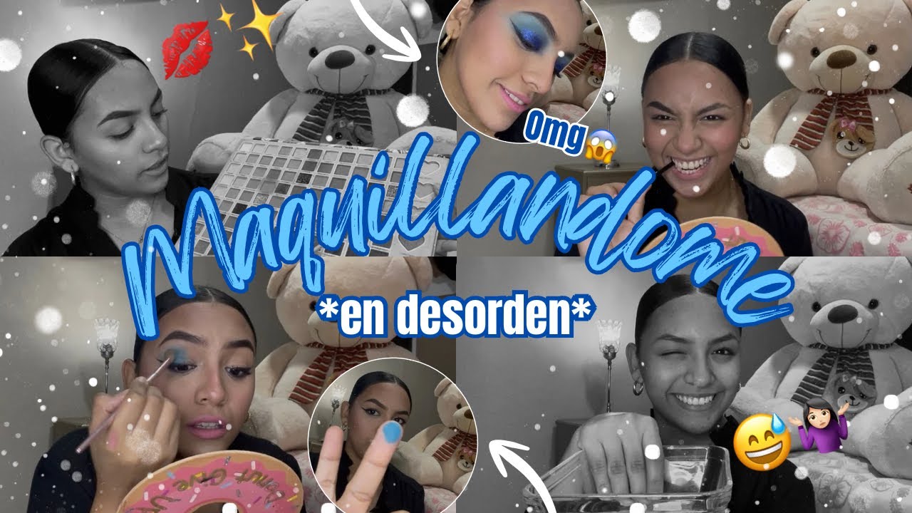 ME MAQUILLÉ EN DESORDEN💄💋😱 *SALIÓ ÉPICO* 🤩 | Saray Valentina 