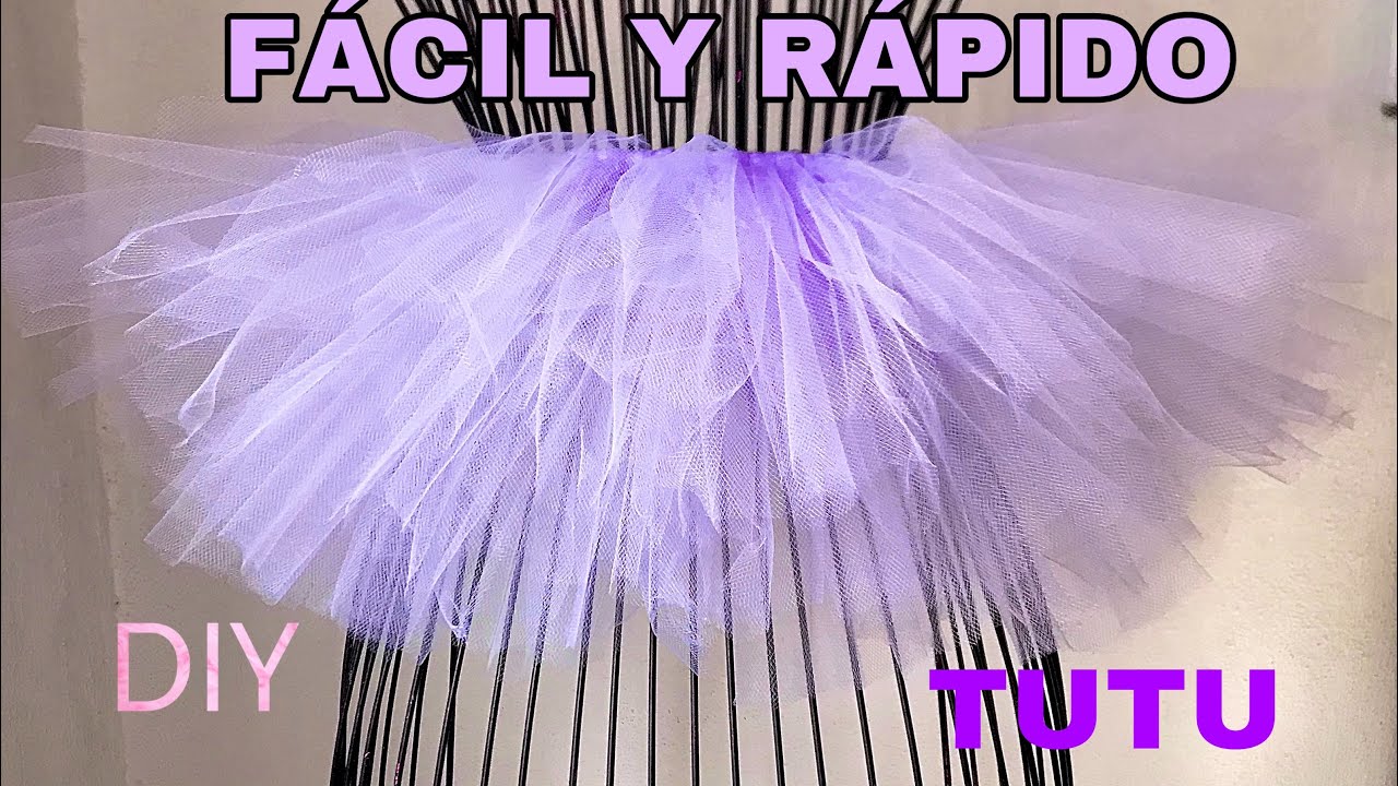 COMO HACER UN TUTU FÁCIL y RÁPIDO