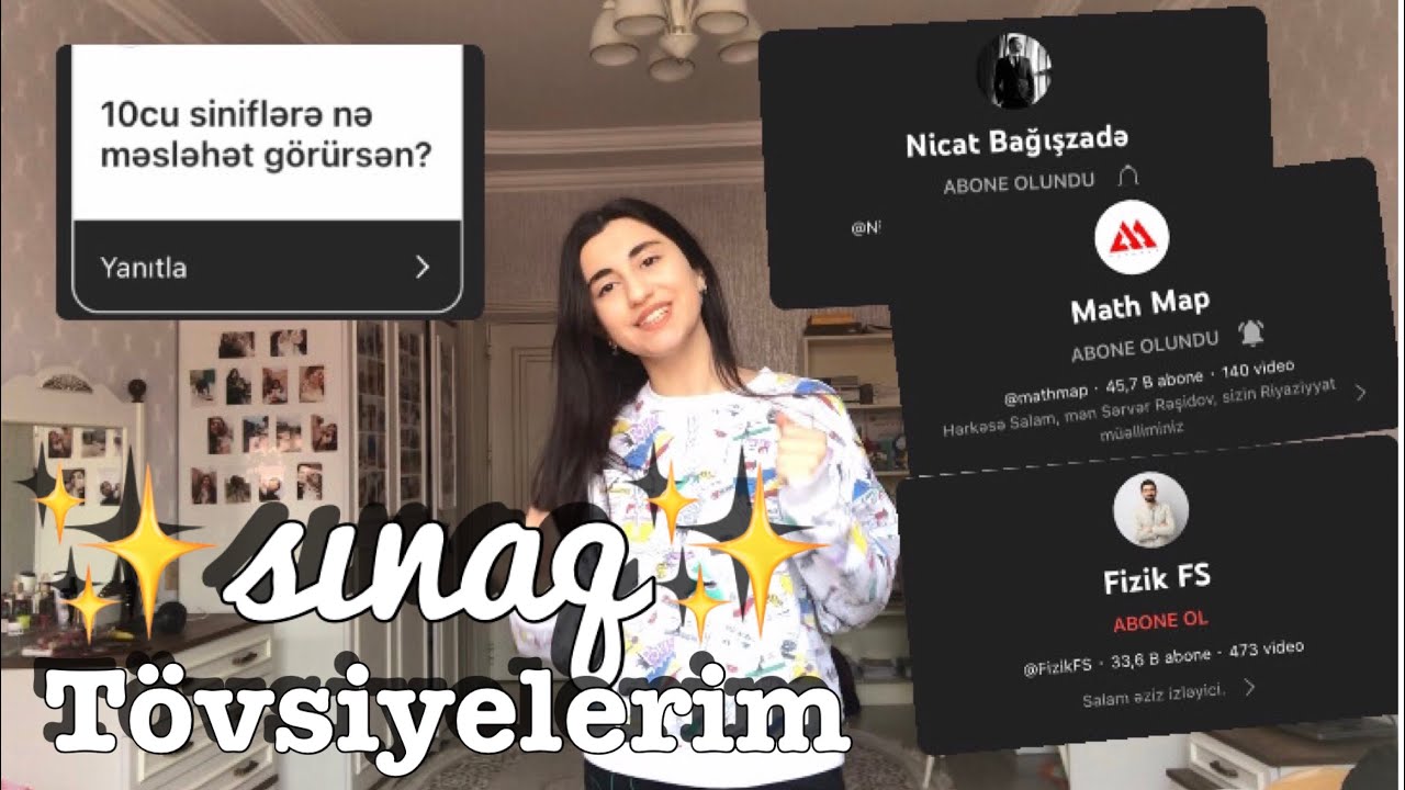 MƏZUN DƏRS RUTİNİM #8|10CU SİNİFLƏRƏ MƏSLƏHƏTLƏRİM,KANAL TÖVSİYƏLƏRİM,SINAQ HAQQINDA SÖHBƏT