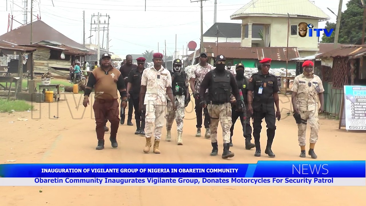 Obaretin Community Inaugurates Vigilante Group, Donates Motorcycles For Security Patrol