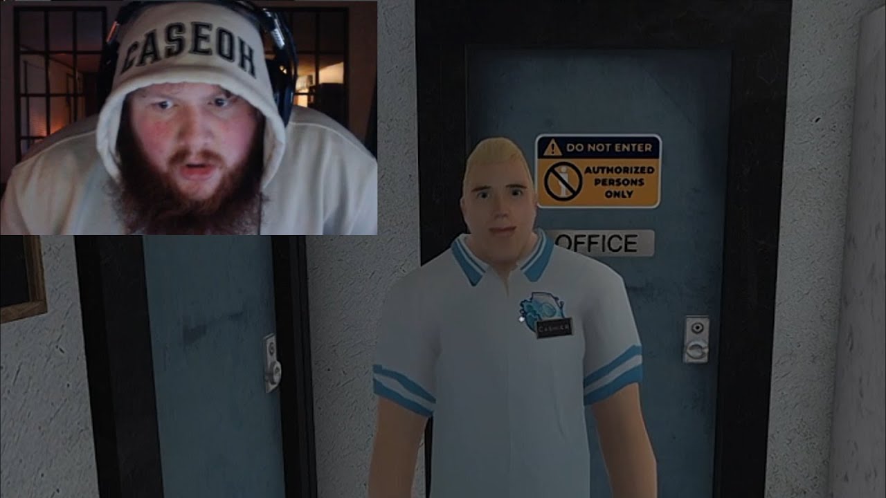 Caseoh laundry store simulator funny moments