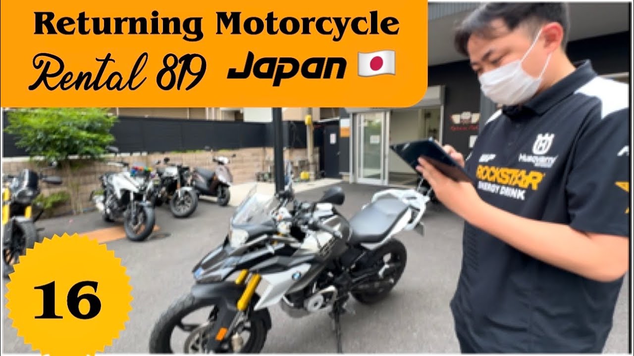 RENTAL819 RETURNING MOTORCYCLES | JAPAN MOTO RIDE  WITH MSK | EP-16 | INDIAN I JAPAN