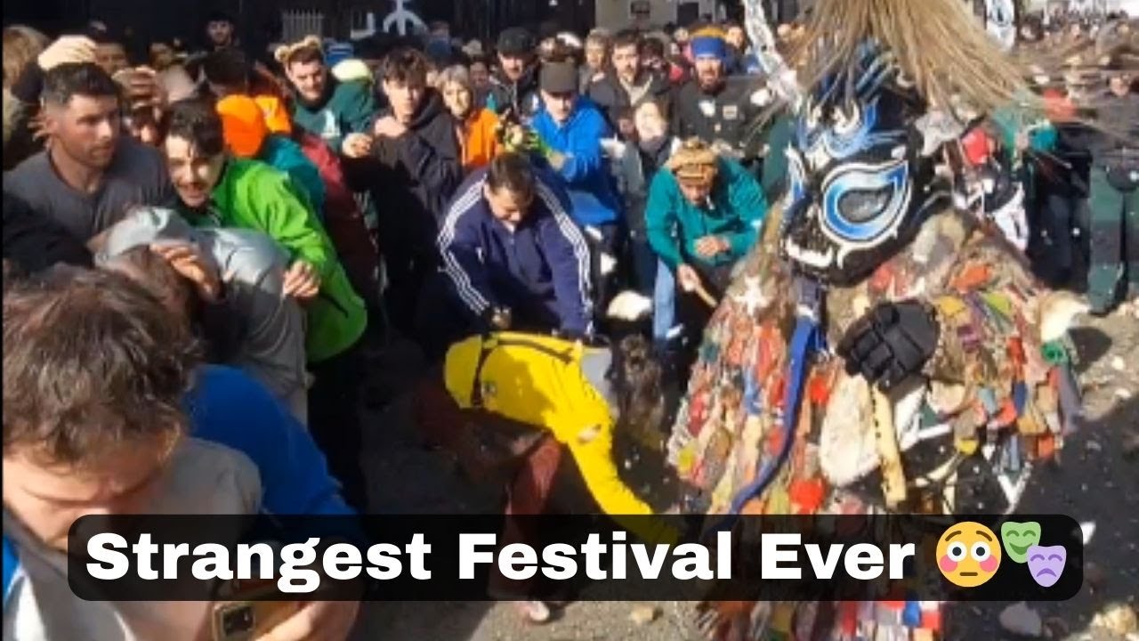 Traditional Festival: El Jarramplas' Turnip Chaos Unleashed || WooGlobe