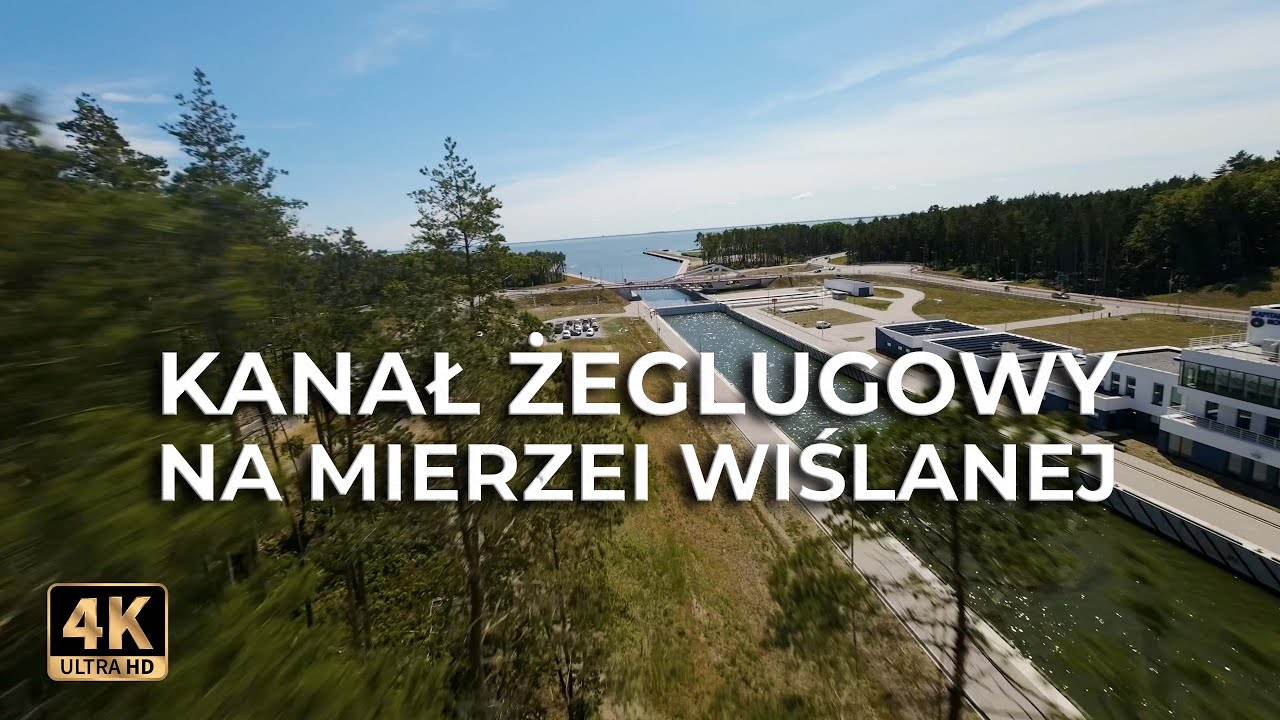 Парусный канал на Vistula Spit DJI Avata Healing the City ™ [4K] Польша