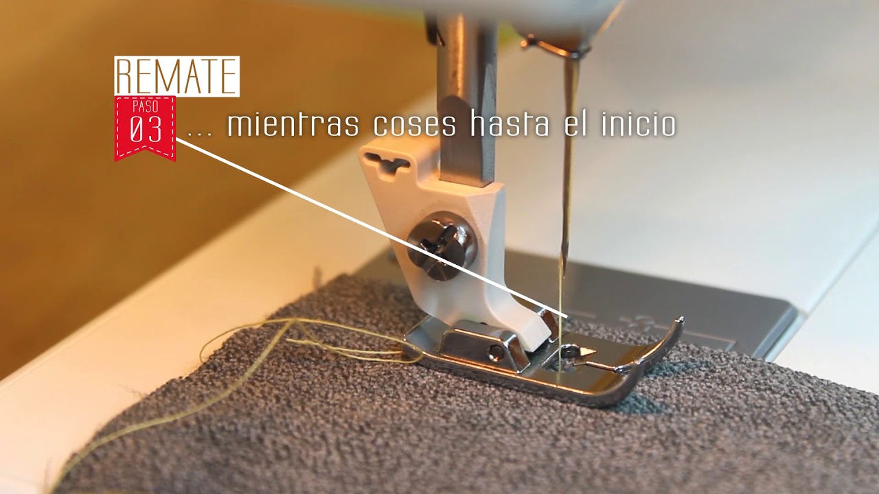 Cómo rematar la puntada con tu Next 10