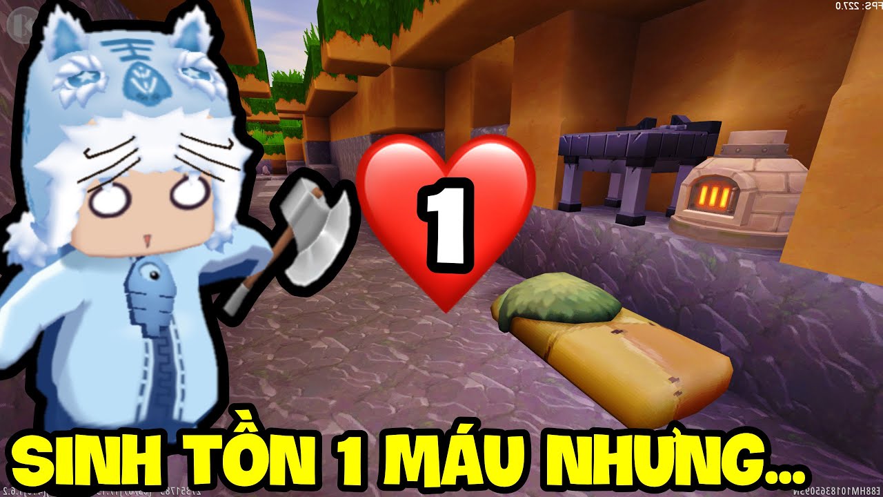 MEOWPEO SINH TỒN NHƯNG CHỈ CÓ 1 MÁU PHIÊN BẢN MAP 2021 TRONG MINI WORLD 2024 VÀ CÁI KẾT BẤT NGỜ