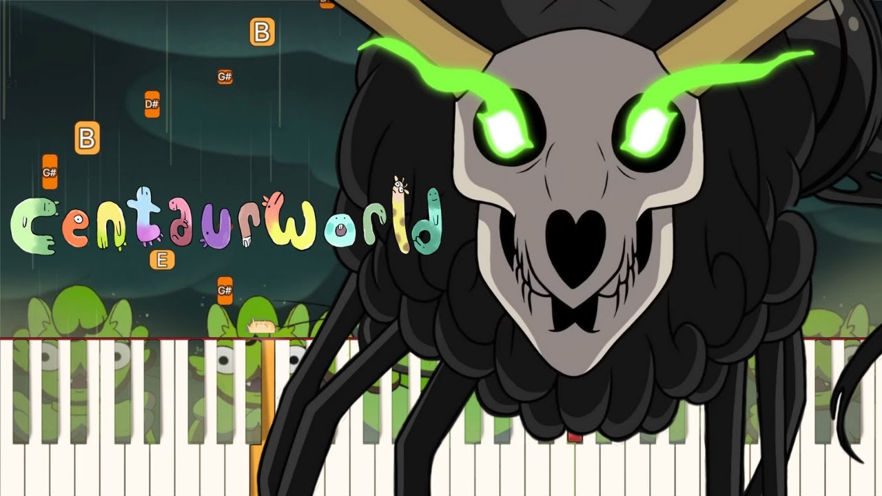 The Nowhere King - Centaurworld | Piano Tutorial (Synthesia)