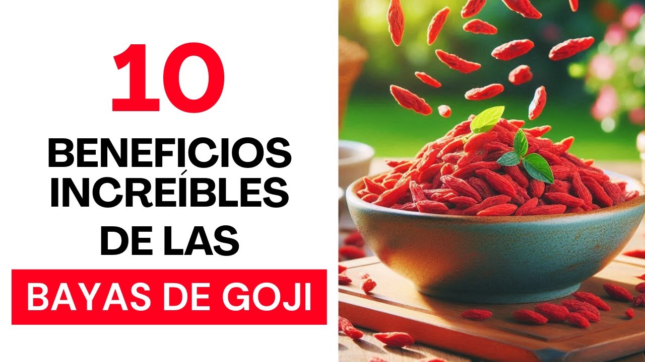 Bayas de Goji: 10 Beneficios Poderosos para Tu Salud, Energ&iacute;a y Bienestar | Superalimento Natural