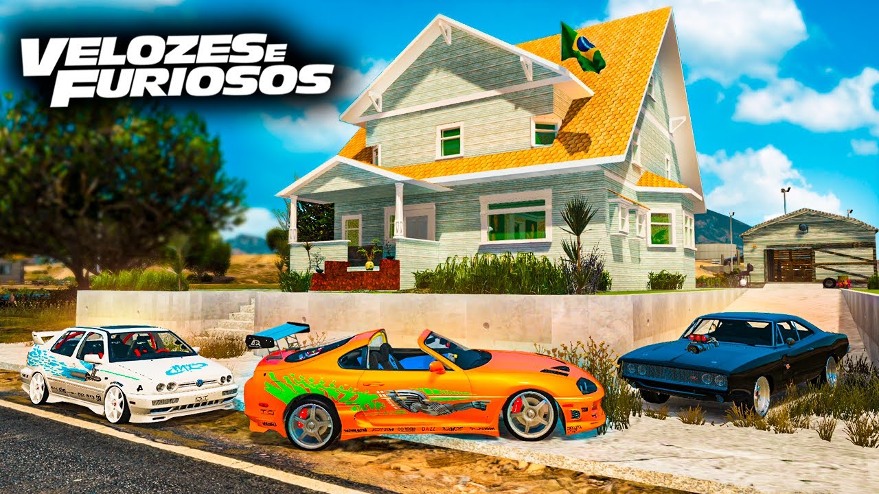 A CASA DO TORETTO NO GTA 5 (VELOZES E FURIOSOS)
