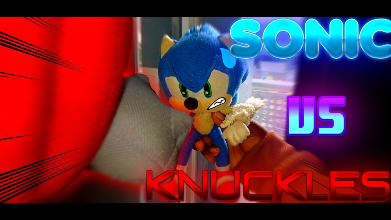 Plush battles: Sonic vs knuckles (birthday special)