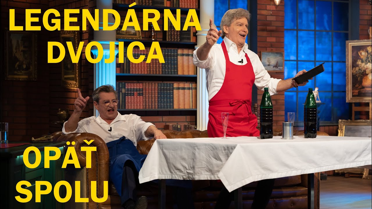 Konečne sú späť! Dvojica Miro Noga a Števo Skrúcaný v ich legendárnej scénke Bažant na víne 😃