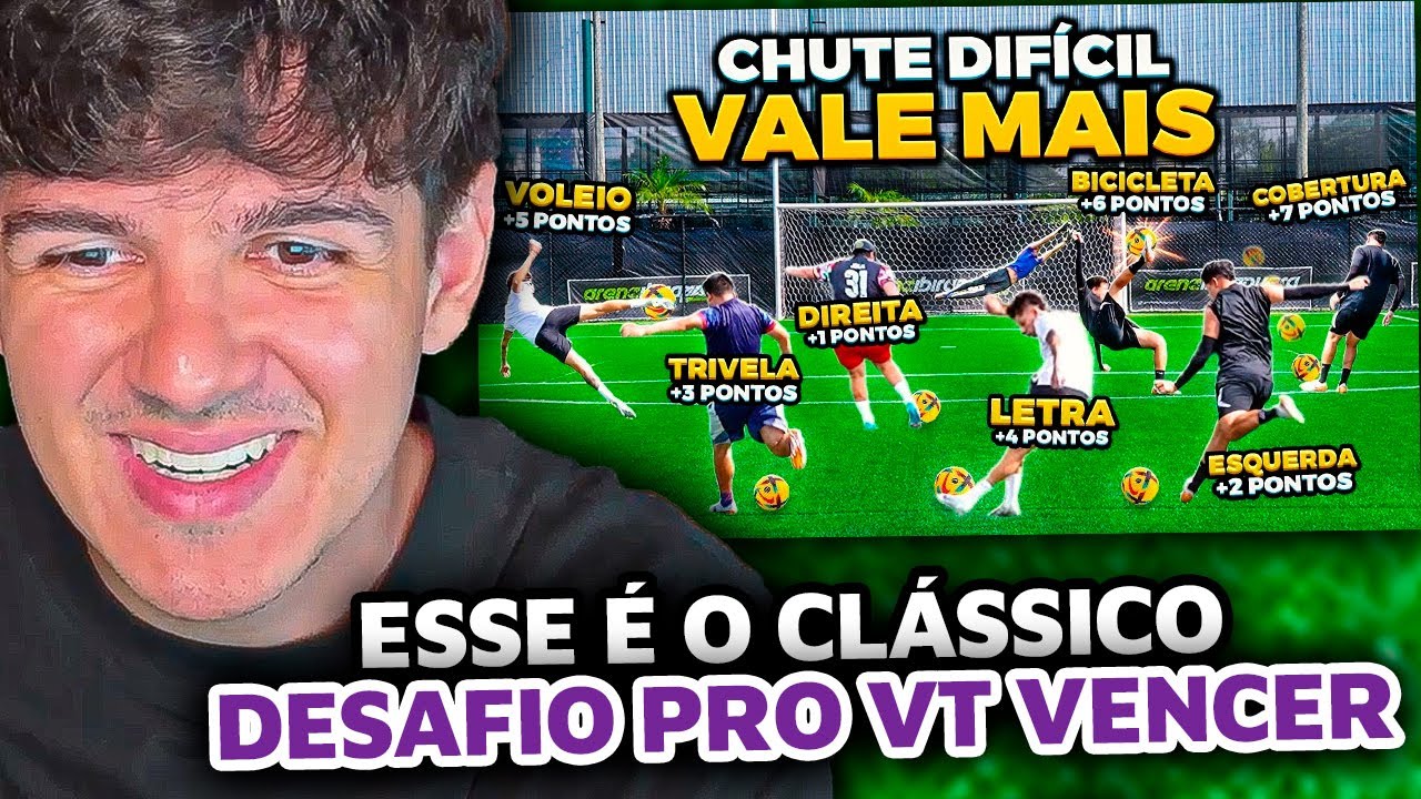 O CHUTE MAIS DIF&Iacute;CIL VALE MAIS!! TEVE MUITO GOLA&Ccedil;O INACREDIT&Aacute;VEL - wardi REACT!