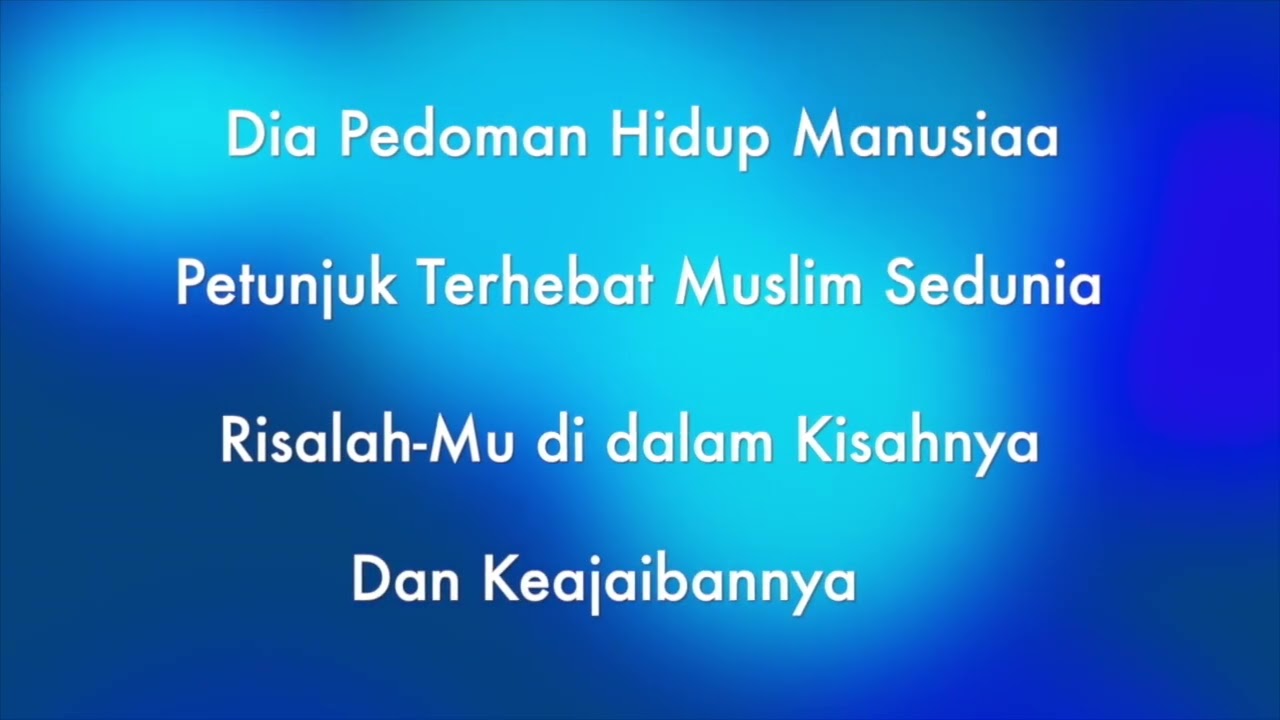 Mu'jizat Nabi Karaoke (minus one) cover dari Aisyah Istri Rasulullah