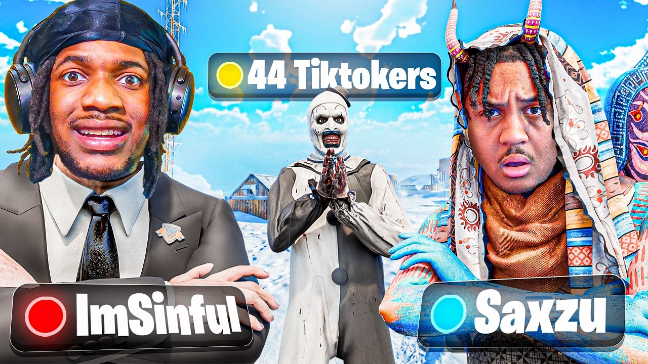 ImSinful & Saxzu vs 44 YY TIKOKERS on Rebirth Island
