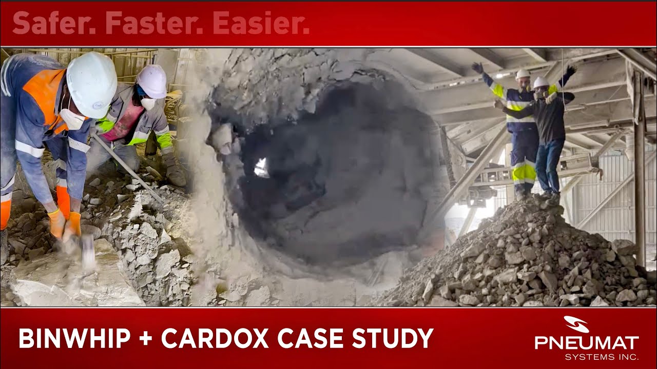 BinWhip & Cardox Case Study: Severe Cement Silo Buildup Cleared by MAHARAT