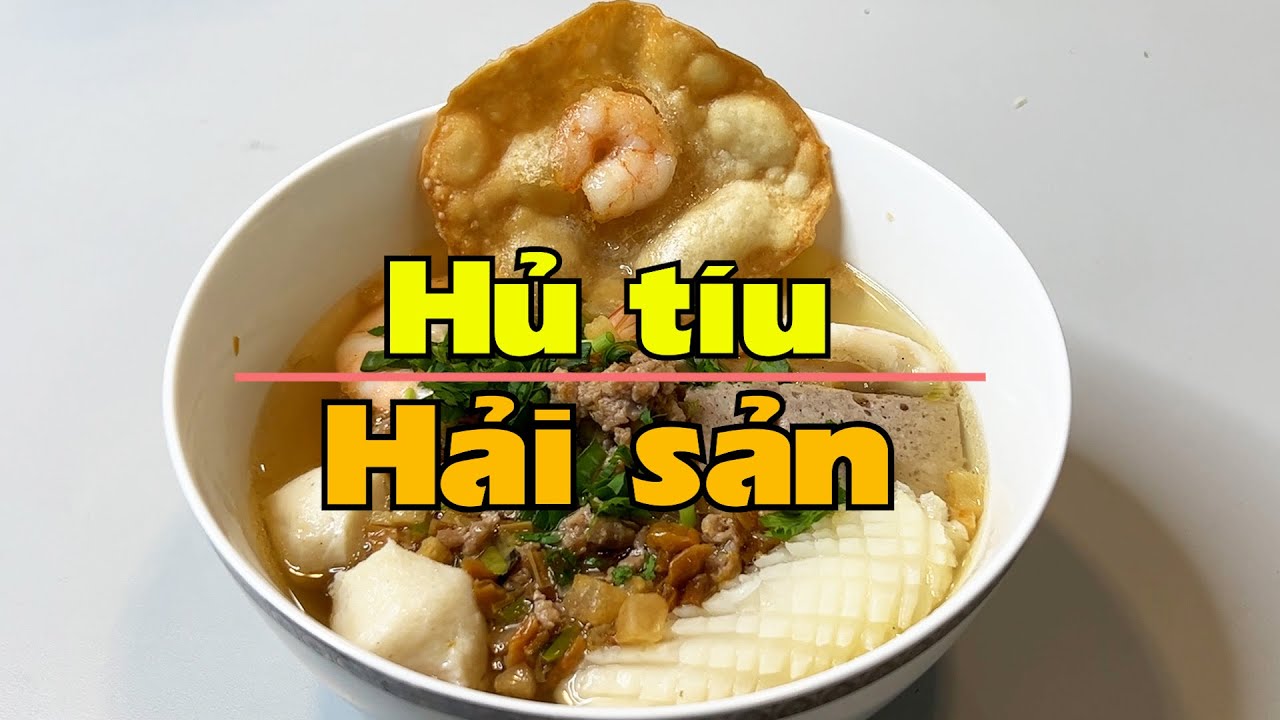 Суп с лапшой и морепродуктами, вкусный и незабываемый