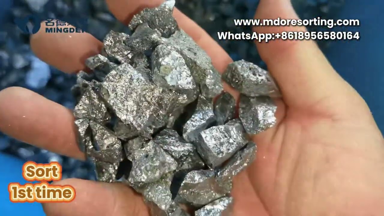 Sort out industrial silica from silica slag #mineralsorting #oresorting